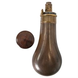 Pair of cased British officers' percussion cap dueling pistols by Braggs of London   (1932-1842), with 24cms octagonal Damascus steel sighted barrels with original browning, marked along the top Braggs 36 High Holborn London, ebony ramrods with steel caps and brass tips beneath, hammer, tang and trigger guard engraved with floral scrolls, figured walnut half stocks with chequered grips and vacant white metal cartouches, contained within a brass bound mahogany case with makers label to the lid, lined in green baize and containing bullet mould, powder flask, ram rod, percussion caps, case key and lead balls, pistol overall L40cm 