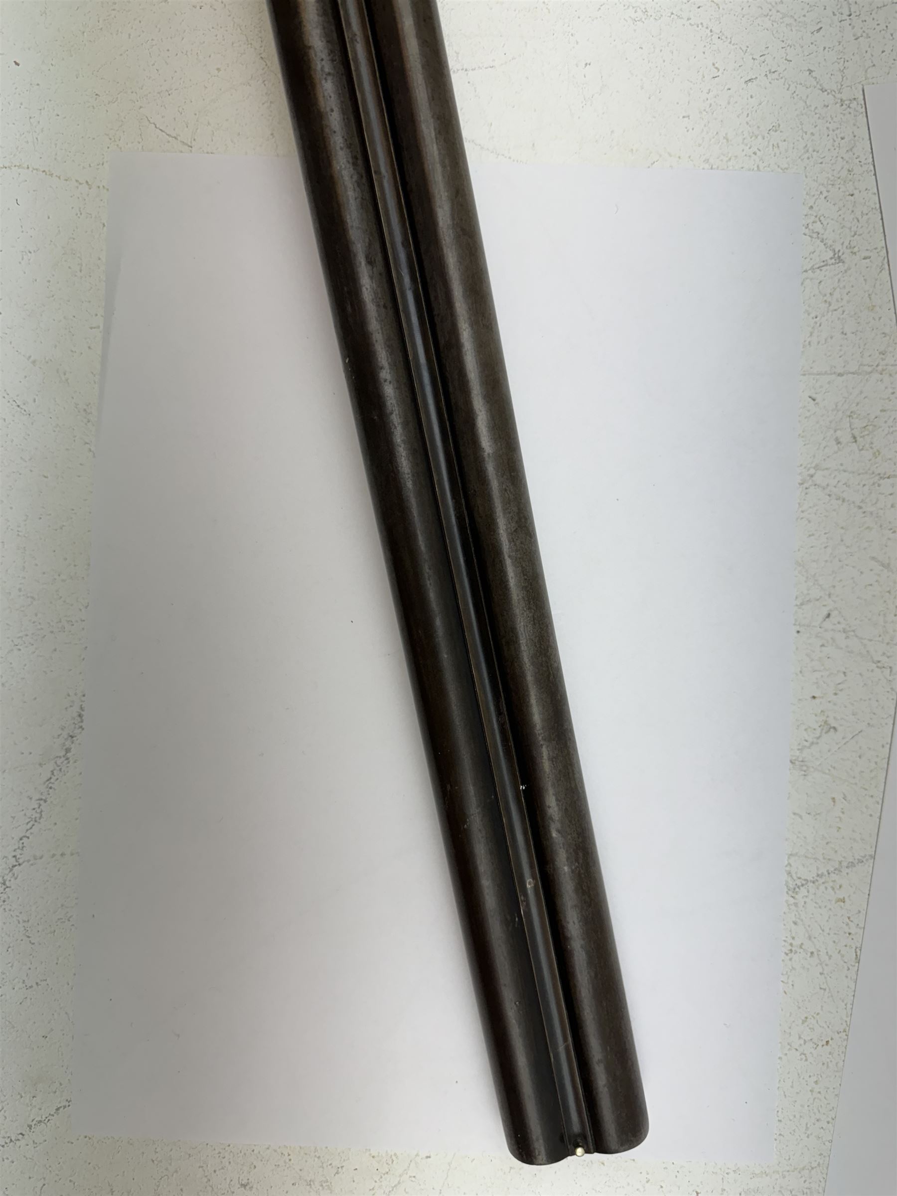 SHOTGUN CERTIFICATE REQUIRED - English 12-bore double trigger side by side double barrel shotgun serial no. 147696 