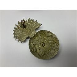 Three glengarry/cap badges - Royal Scots, Kings Own Borderers and Royal Scots Fusiliers (3)