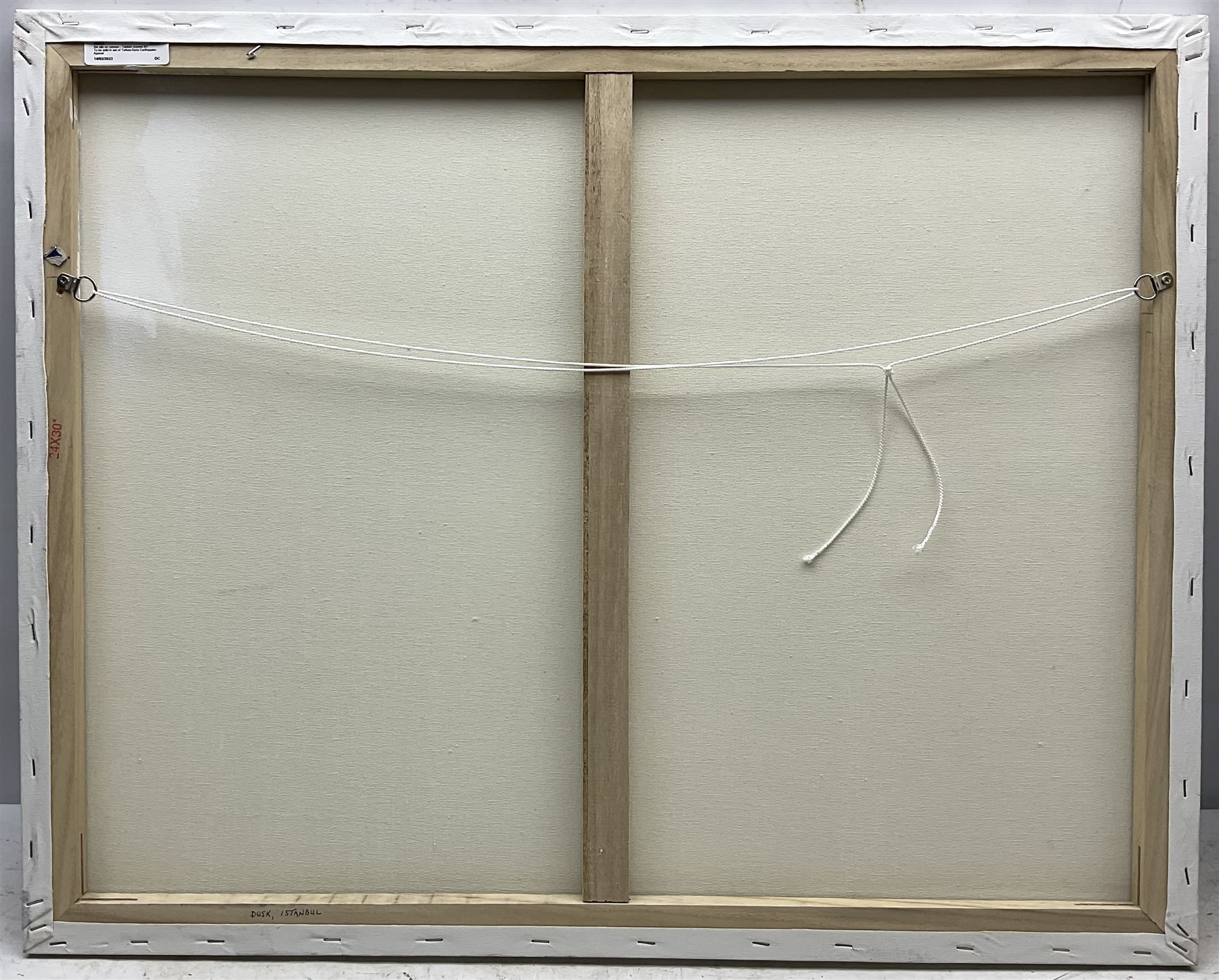 Neil Tyler (British 1945-): 'Dusk - Istanbul', oil on canvas signed and dated '06, titled verso 61cm x 76cm 
Notes: to be sold in aid of the Turkey-Syria Earthquake Appeal