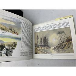 Eight books by David Bellamy on watercolour painting; and two bound volumes of Pennine Magazine 1981-84 (10)