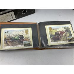 Stamps including Royal Mail PHQ cards, air mail covers, first day covers, Queen Elizabeth II pre decimal stamps etc, in various albums and loose, in one box