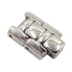 Maurice Lacroix ladies stainless steel diamond set wristwatch, Ref. IN 3012, with additional links