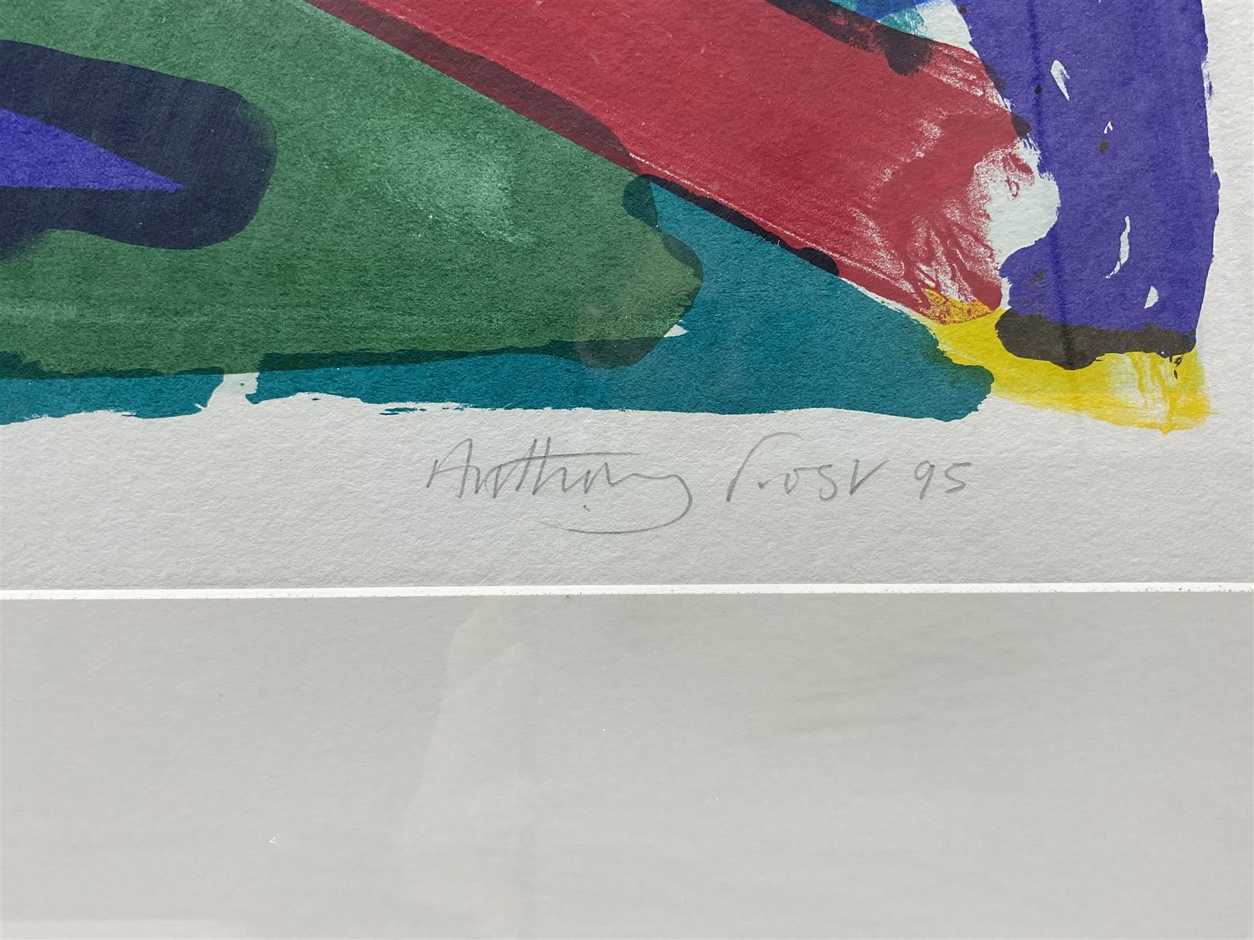 Anthony Frost (British 1951-): 'And the Beat Goes On', screenprint signed dated '95 and numbered 22/47 in pencil 53cm x 63cm