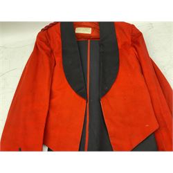 Royal Military College Sandhurst parade uniform with peaked cap and two-piece mess dress, all bearing historic manuscript labels for J.E.A. Baldwin, possibly Air Marshal Sir John Eustace Arthur Baldwin (1892-1975) who served in the British Army 1910-18 & 1944-58 and in the RAF 1918-44.