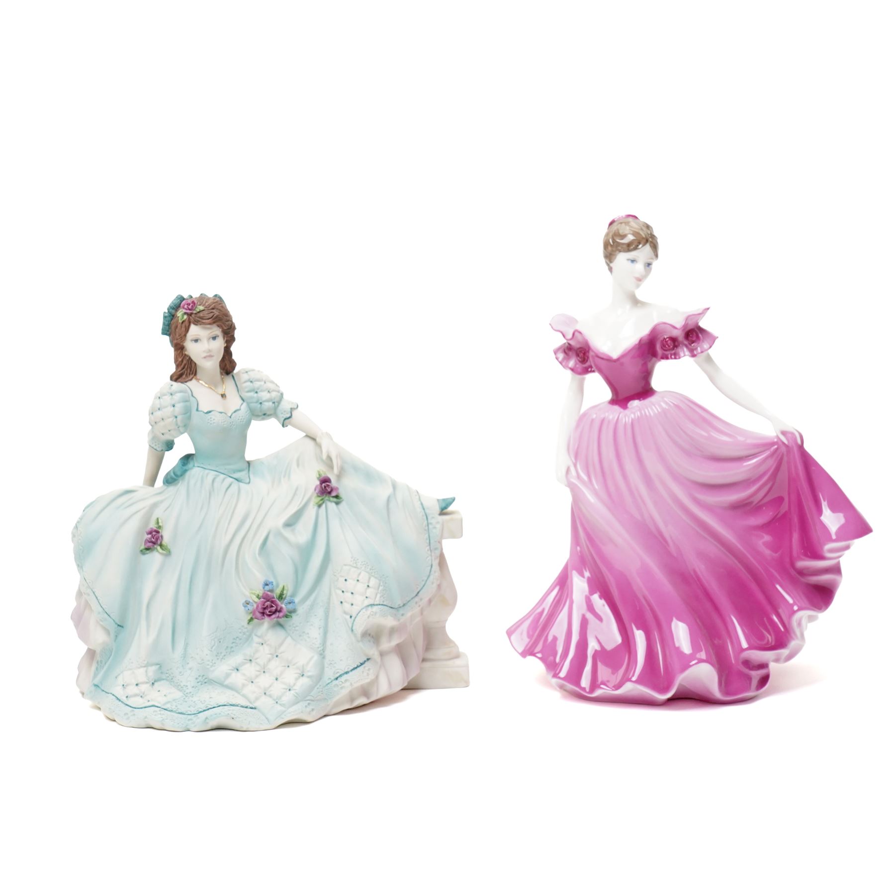 Eight Coalport figures, seven from the Age of Elegance collection, and Alison from the Ladies of Fashion collection (8)