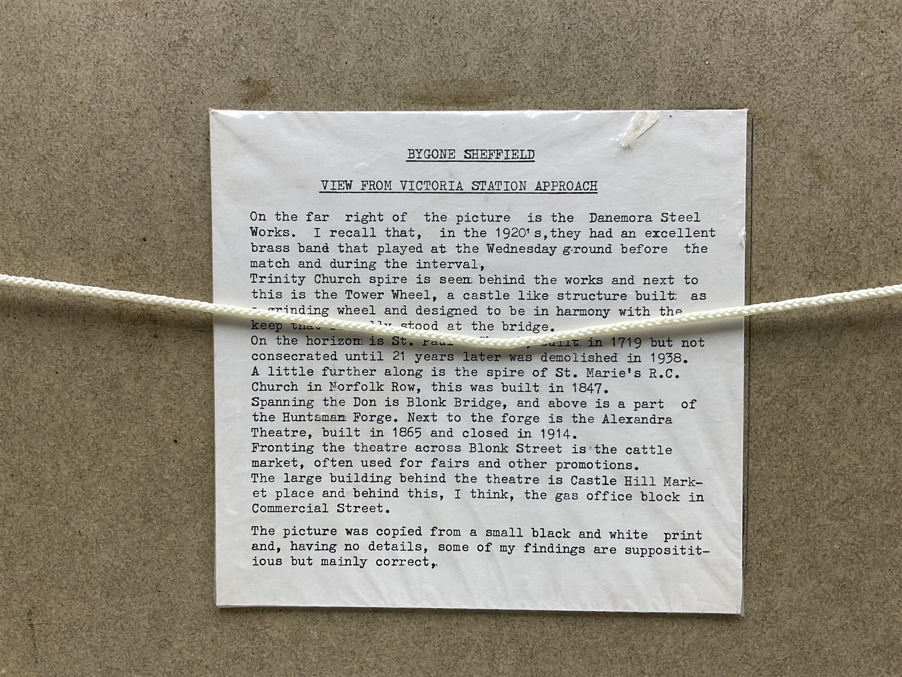 Laurence Scott (British fl. 1883-1898): 'Sheffield from Station Approach' and 'Lady's Bridge - 1890's', pair watercolours signed, titled on mount and labelled with artist note verso 21cm x 31cm; R J Swan (British 19th/20th Century): View Towards a Lighthouse, watercolour signed and dated 1938, 23cm x 34cm (2)