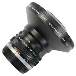 Olympus OM Zuiko Auto-Fisheye 8mm f=2.8 lens, serial no. 101536, in fitted case