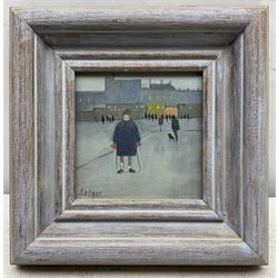 Janet Ledger (British 1931-): London Views, set of four acrylics on board signed 8.5cm x 8.5cm (4) 
Provenance: with The Linda Blackstone Gallery, Pinner, labels verso