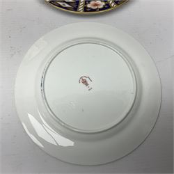 Ten Royal Crown Derby plates all in imari pattern 2451, in various sizes, comprising five D15.5cm, four D18cm and one D23cm