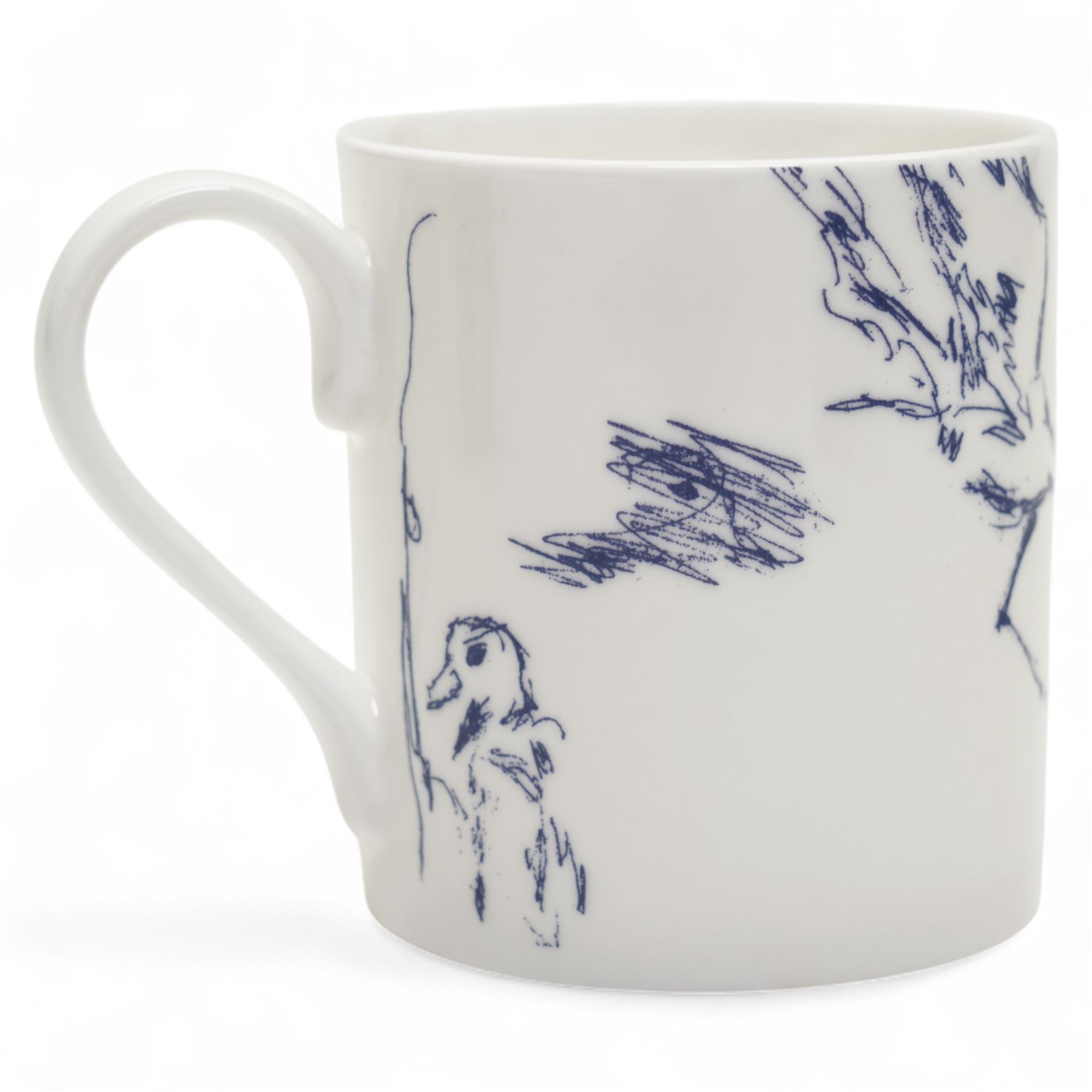 Tracey Emin (British 1963-); 'Docket and His Bird' Collection mug, in original Royal Academy of Arts box, H8cm