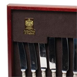 Arthur Price Dubarry pattern canteen of cutlery