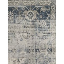Ruggable Sarah blue quartz rug, with non slip cushion backing