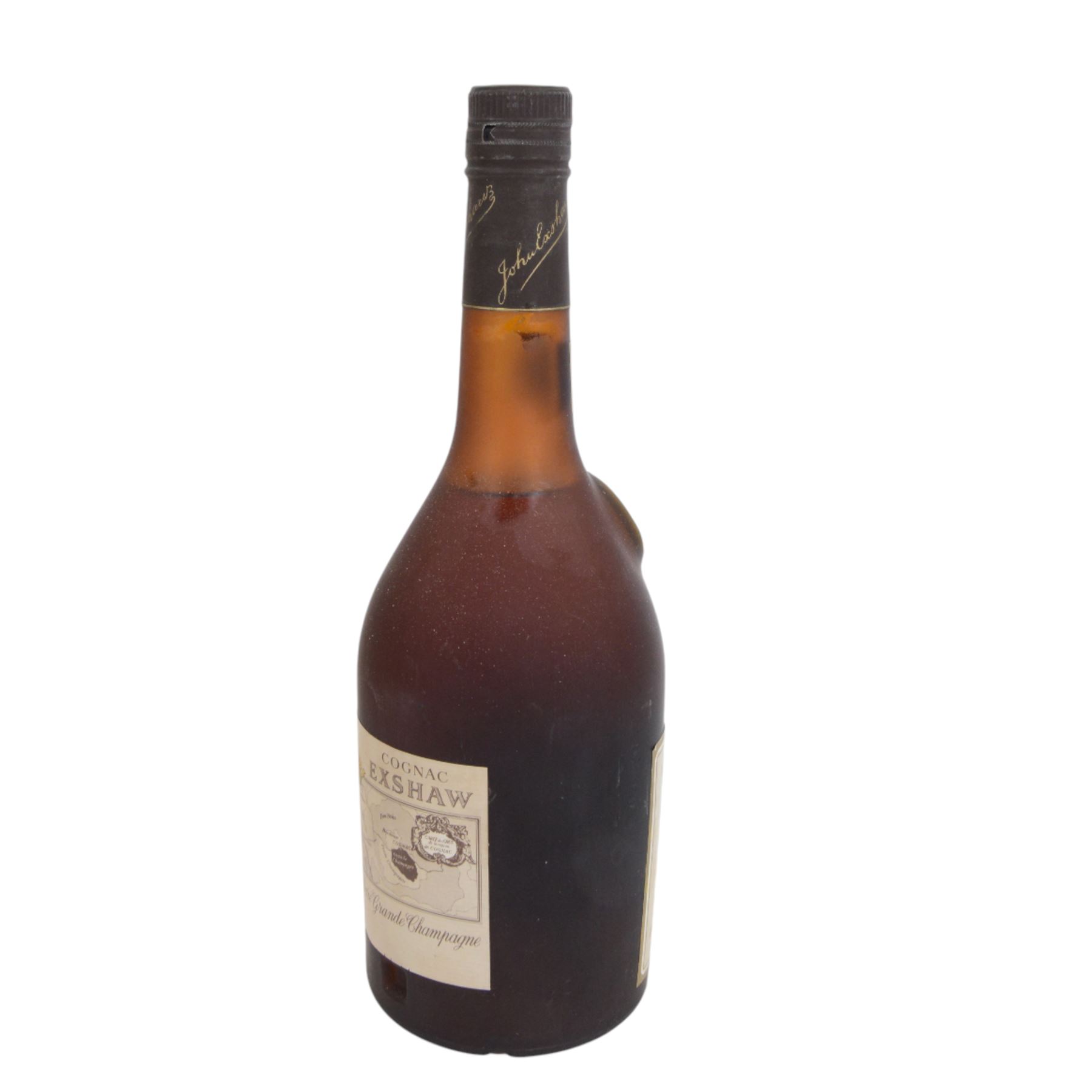 Exshaw Grande Tres Rare Champagne Premier Cru Du Cognac, 24 fl, 70% proof, three bottles 