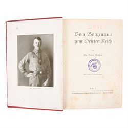 Dr. Curf Rosten; Von Bonzentum zum Dritten Reich, Third Reich publication, 1933 edition and Wenn alle Bruder Schweigen Waffen SS 