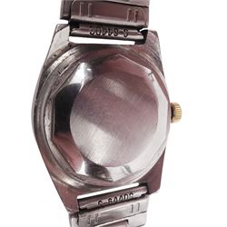 Tissot PR 516 GL automatic gentleman's stainless steel wristwatch, with day/date aperture, on stainless steel strap