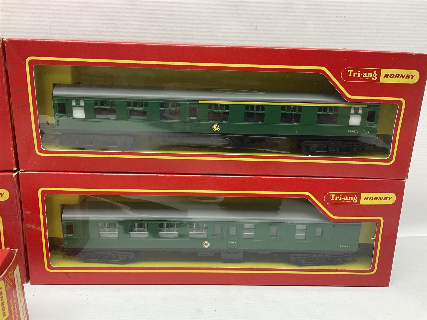 Tri-ang/Hornby '00' gauge - Princess Class 4-6-2 locomotive 'Princess Elizabeth' No.46201 with tender; Battle Space Turbo Car, boxed; four passenger coaches, buffet car, track cleaning car and eight wagons, all boxed; and various other accessories