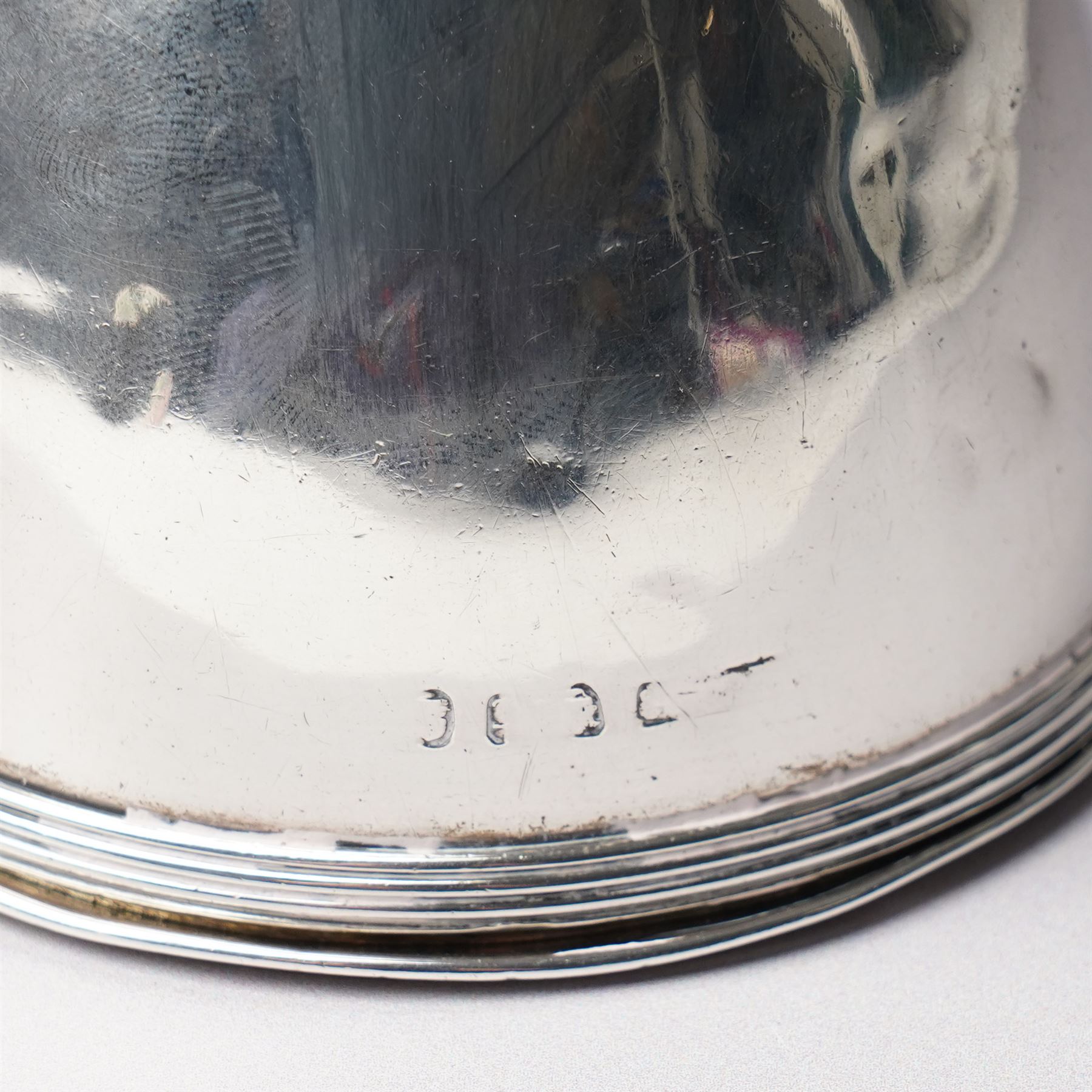 George III silver wine funnel engraved with a monogram L13cm London 1794 Maker Henry Chawner