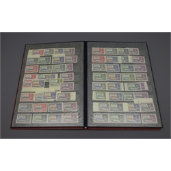  Collection of George V and later mint stamps including George V 1935 Silver Jubilee sets with high values including St. Vincent, Bahamas, Gibraltar, Gambia, Malta, Dominica etc, George VI Silver Wedding stamps including many high values, Queen Elizabeth II Rhodesia & Nayasaland values to one pound, Cayman Islands values to one shilling, Montserrat values to four dollars eighty etc, in one stockbook  