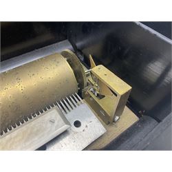 Swiss - Three 19th-century cylinder music boxes suitable for spares or repair.