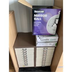 Job lot of office furniture, chairs, filing cabinets,desk fans, suspension files, pens, pedestals etc - THIS LOT IS TO BE COLLECTED BY APPOINTMENT FROM DUGGLEBY STORAGE, GREAT HILL, EASTFIELD, SCARBOROUGH, YO11 3TX