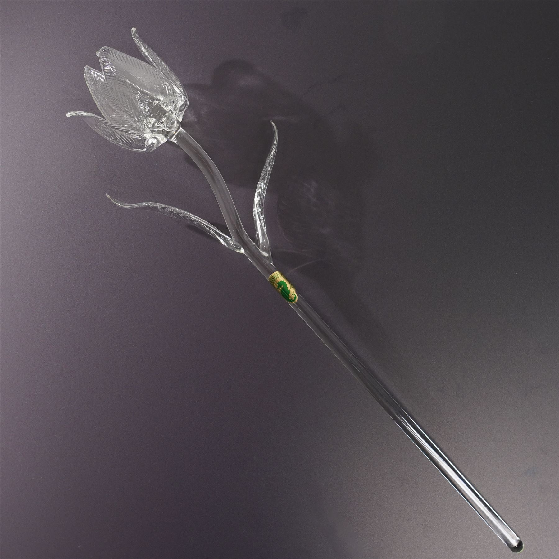 Set of six Waterford Crystal flowers, to include Fleurology Sunflower, Tulip, Lily, Rose, and others not Fleurology comprising Orchid and Calla Lily, in original boxes