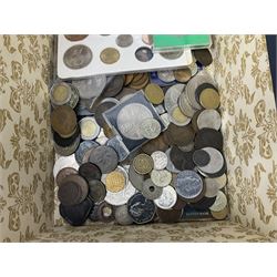 Great British and World coins, including various empty Whitman folders, King George VI Festival of Britain crowns, pre-decimal coinage, commemorative crowns etc