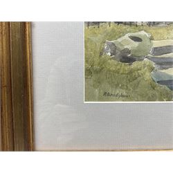 Frank Bradshaw (British 1884-1969): 'Braithwaite near Keswick', watercolour signed, titled verso 24cm x 35cm 