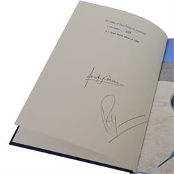 Limited edition Lledo Thrust SSC The World's First Supersonic Car model and signed book 