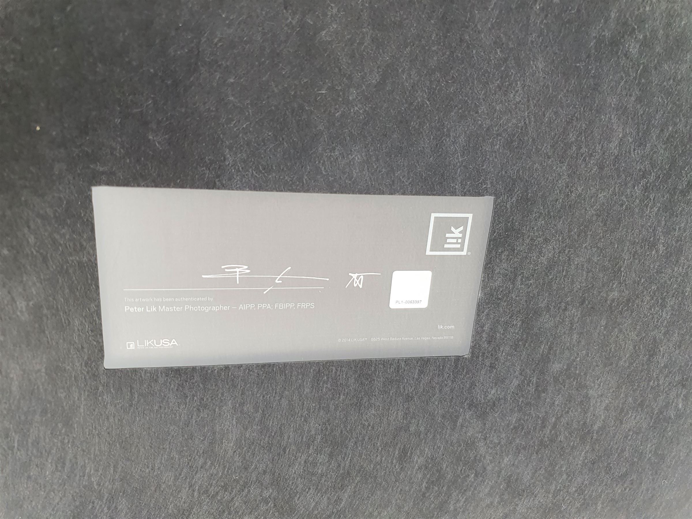 Peter Lik (Australian 1959-): 'Golden Dawn', limited edition ilfochrome photoprint signed and numbered 200/950, 49cm x 148cm