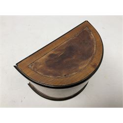 Edwardian desk tidy with hidden revolving compartment, H11.5cm