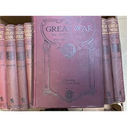 The Great War  by H W Wlison. 13 volumes. 1914-19;The Second Great War by Hammerton. 9 volumes; and The Second World War by Winston Churchill. 6 volumes.
