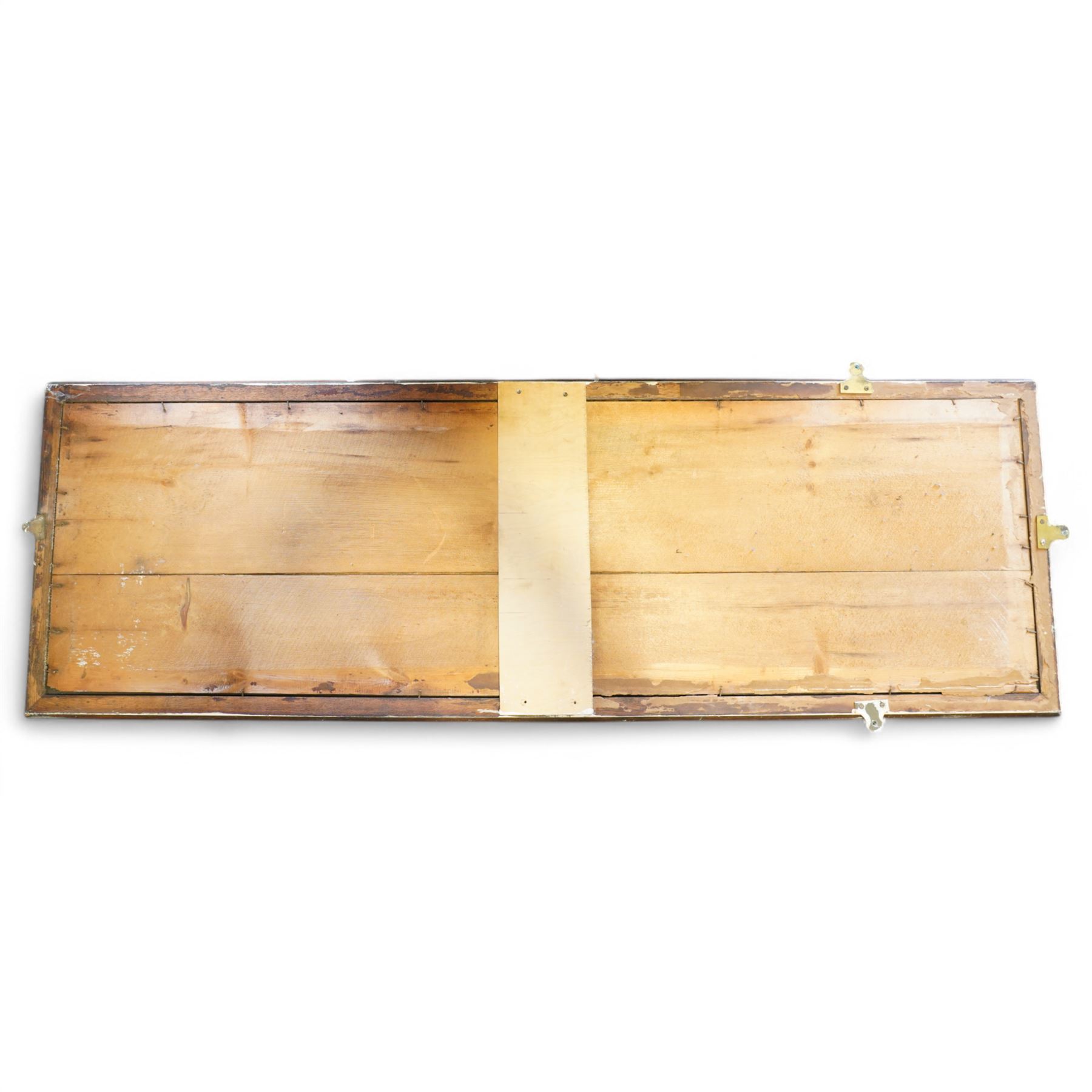 Early 20th century oak framed mirror