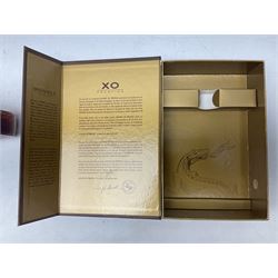 Hennessy, fine de cognac, 70cl, 40% vol, Monnet, Xo prestige cognac, 70cl, 40% proof and Hine Antique, Tres Vieille champagne cognac, 68cl, 40% vol, all with original boxes 