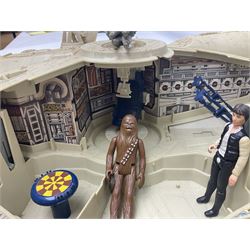 Star Wars - two unboxed vintage Star Wars vehicles comprising Millenium Falcon with 3 3/4