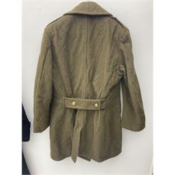 French Gendarmerie greatcoat, bears label for 'Maitre-Tailleur F.M. Barronnier 52 Chaumont 13 Rue Ferrer'; and French greatcoat (Indochine Period Vietnam 1947/1953)