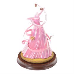 Disney Classics Collection figure 'A Dress a Princess Can Be Proud Of', upon wooden plinth with glass dome, with box and certificate of authenticity