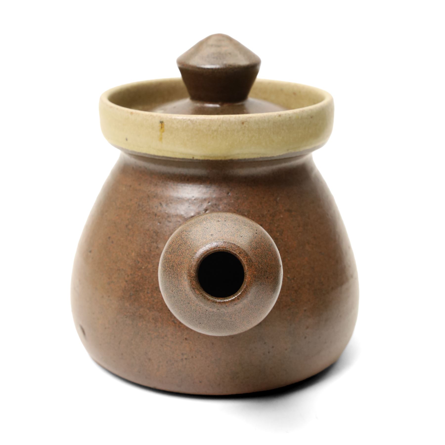 Collection of studio pottery, artists to include David Pritchard, Diana Worthy and others, in mottled brown glazes (10)