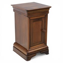 Willis & Gambier - 'Louis Philippe' French cherry bedside chest, with frieze drawer with m...