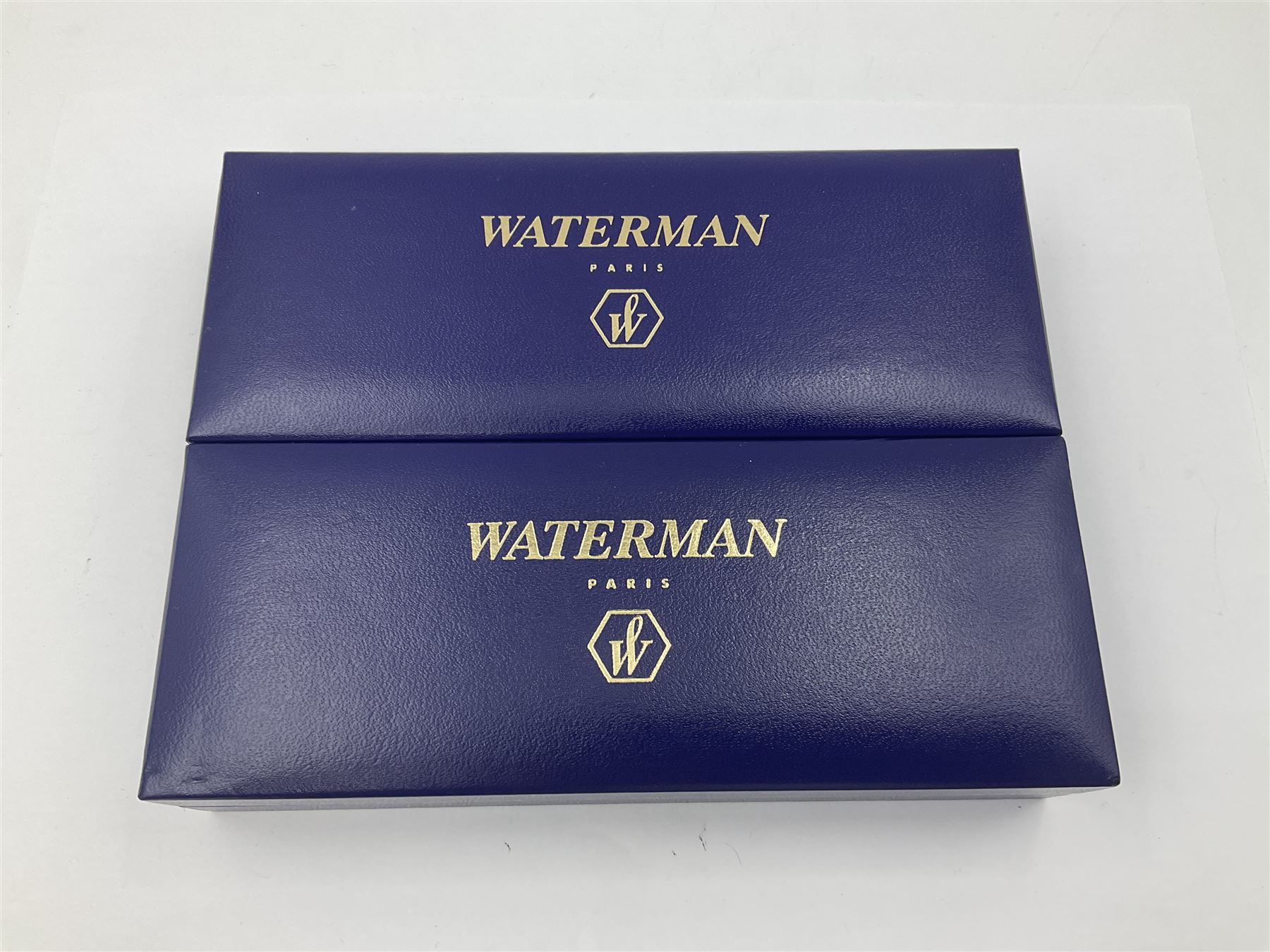 Waterman Hemisphere fountain pen and matching ballpoint pen, both in presentation boxes