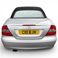 Mercedes-Benz CLK Cabriolet 280 Avantgarde, 3 Litre petrol, automatic, 2006, 2dr, 74500 Miles, convertible, silver, (C10 BJM)
