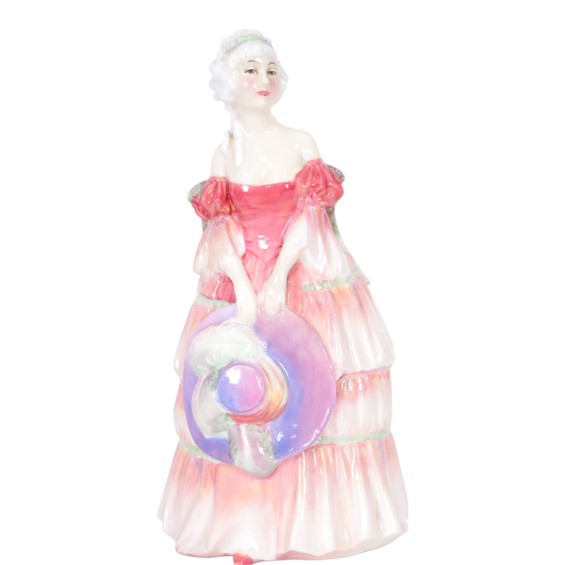 Four Royal Doulton figures, comprising Suzette HN1487, Veronica HN1517, June HN1691 and Janet HN1916