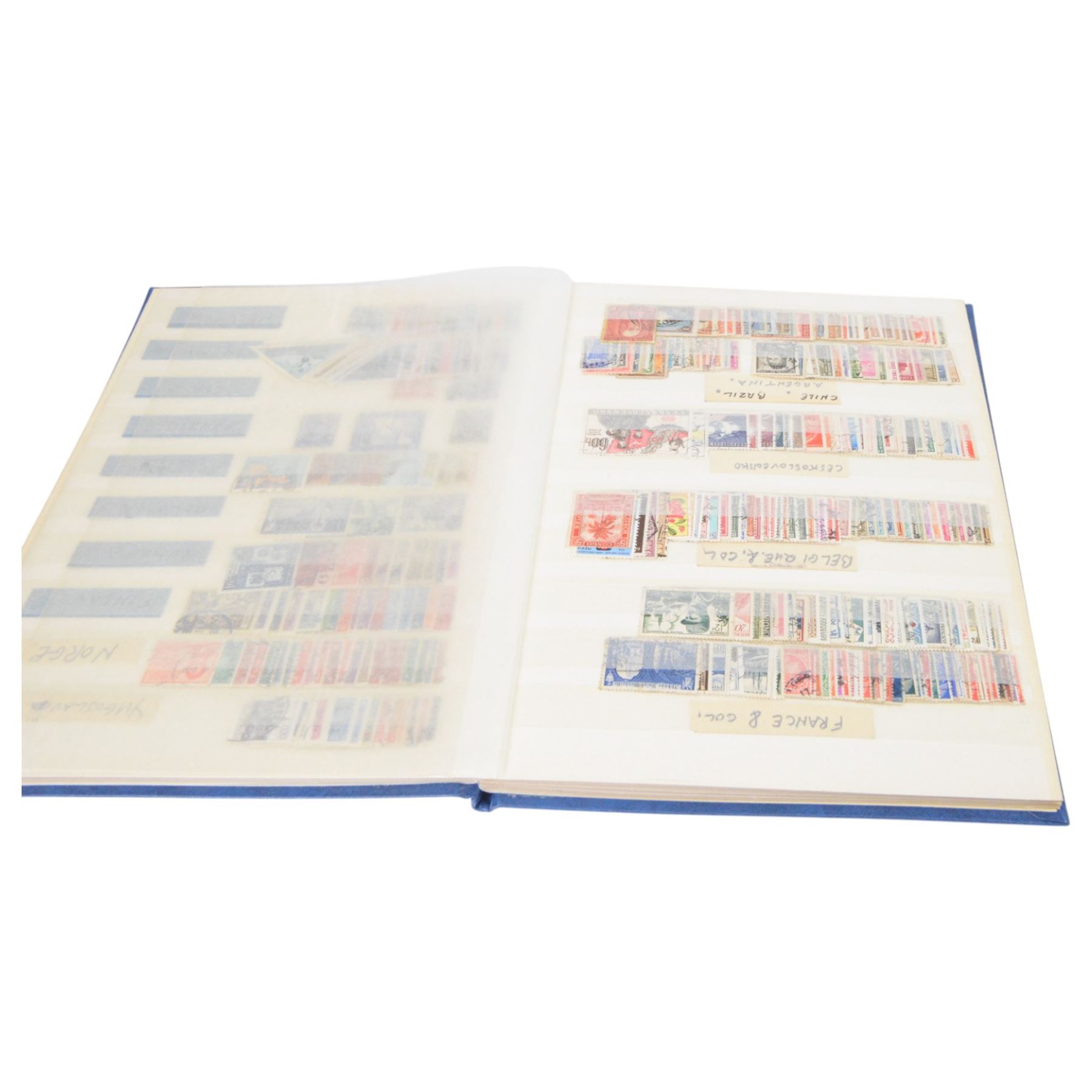 Great British and World stamps and postal history, including India, Gold Coast, Jamaica, Botswana, Malaya, Channel Islands, Brazil, Sweden, Czechoslovakia, Cyprus, Canada, etc, in various albums