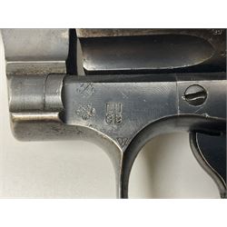 Deactivated Colt Official Police 38-200 six-shot revolver, the 13cm(5