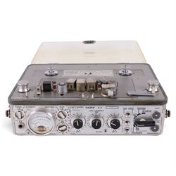 Nagra 4.2 portable mono reel to reel tape recorder, made in Switzerland, circa 1970