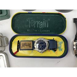 Collection of wristwatches including Curtis Liberty, eight Claude Valentini, Jeep, Limit, Avia, Philip Persio and Sekonda (27)