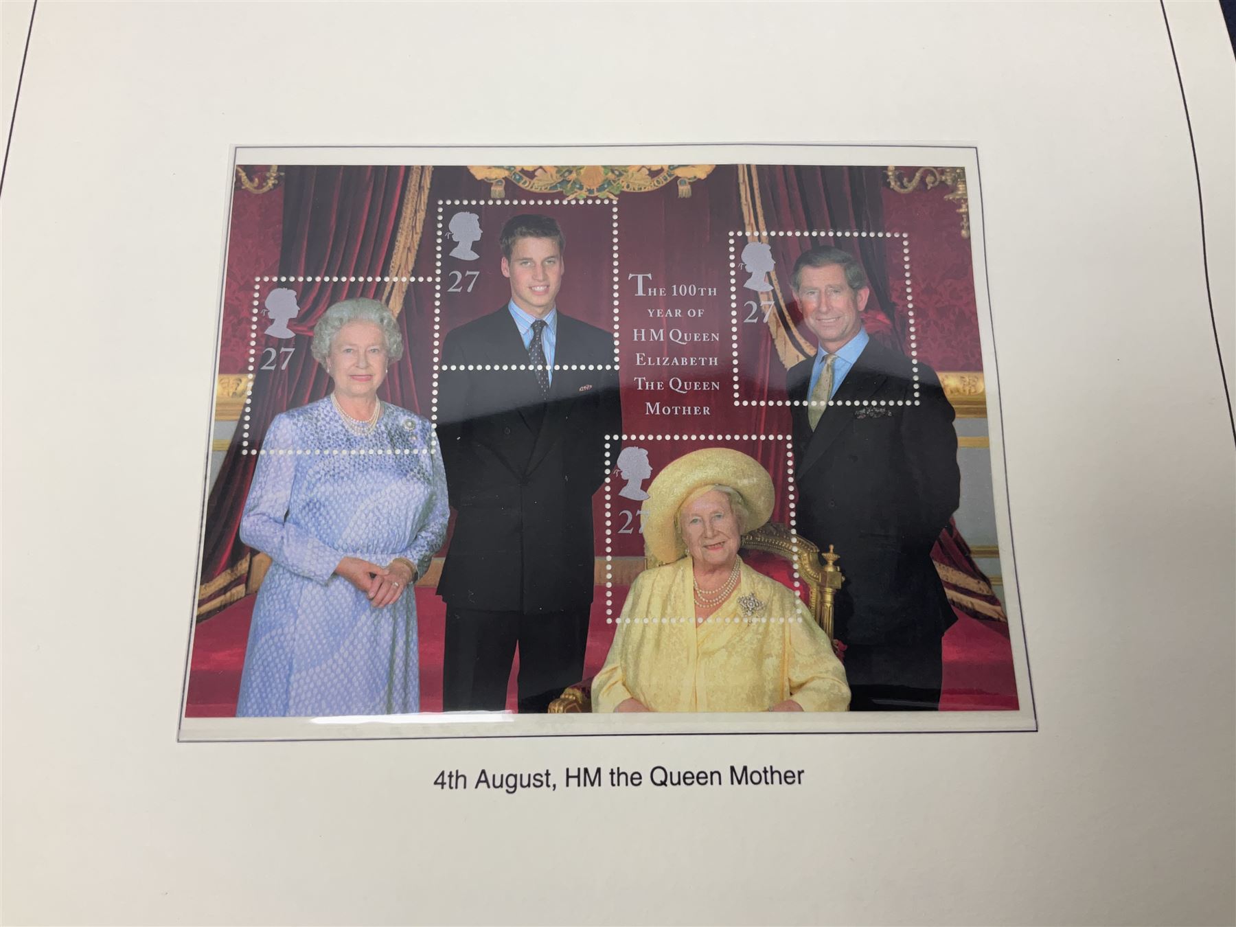 Stamp and coin covers, including 2006 'Her Majesty Queen Elizabeth II 80th Birthday' containing five pounds coin, first day covers relating to Diana Princess of Wales etc, housed in a ring binder folder