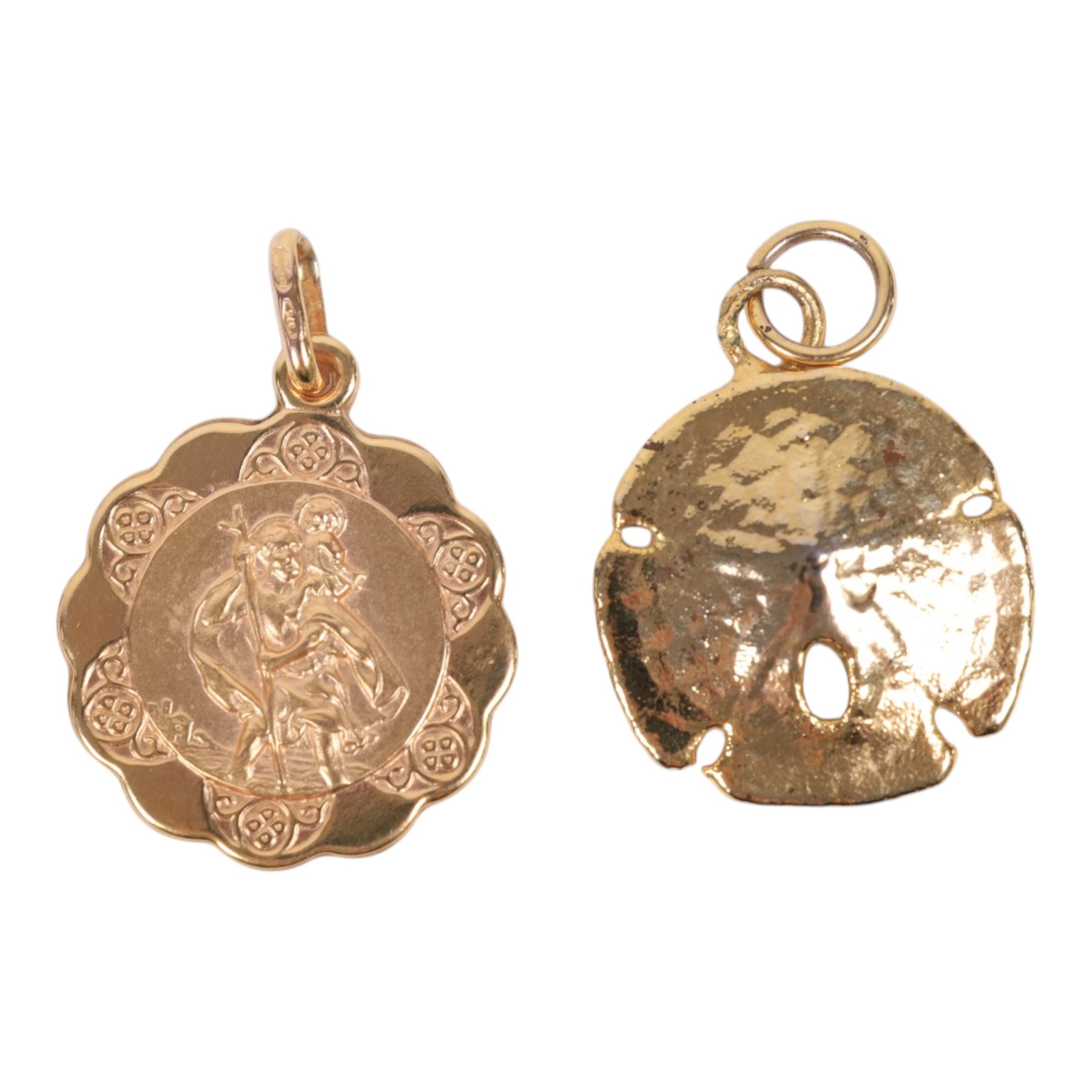12ct gold signet ring, 9ct jewellery including knot ring, paste ring, ring shank and two St Christophers and a silver locket and ring
