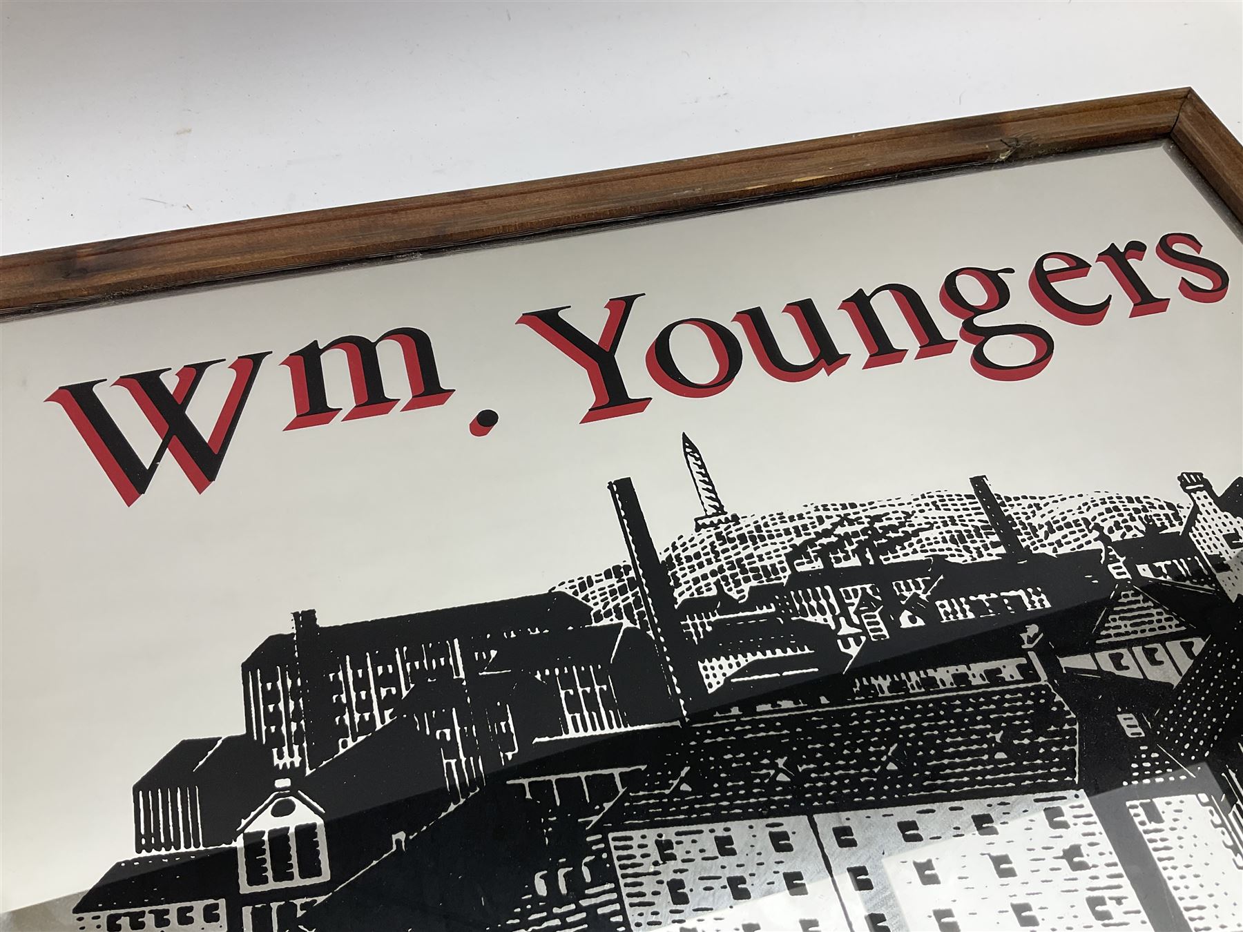 WM Young advertising mirror 