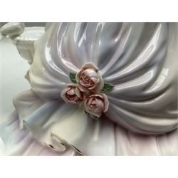 Coalport figure, Secret Garden, designed by Sue McGarrigle, with original box and certificate of authentication, H26cm